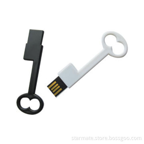 Key Shape USB Flash Drives, Made of Plastic Material, Multi-color Available